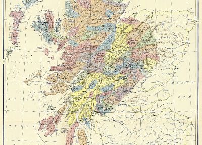 maps, Scotland - desktop wallpaper