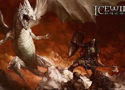 dragons, Icewind Dale - random desktop wallpaper