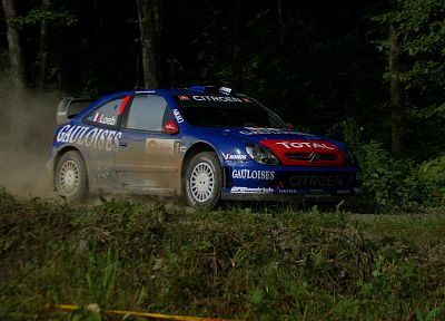 cars, rally, SÃÂ©bastien Loeb, Citroen Xsara WRC - random desktop wallpaper