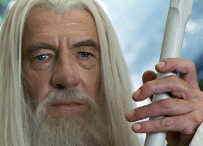 movies, Gandalf, The Lord of the Rings, Ian Mckellen, The Two Towers - random desktop wallpaper