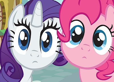 My Little Pony, ponies, Rarity, Pinkie Pie, My Little Pony: Friendship is Magic - desktop wallpaper