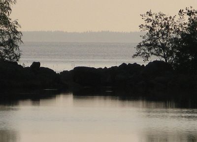 summer, Finland, morning, evening, sea - random desktop wallpaper