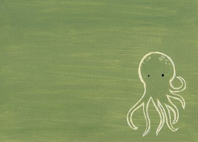 paintings, octopuses, cartoonish - desktop wallpaper