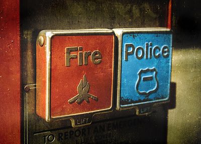 fire, police, emergency - random desktop wallpaper