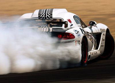 cars, drifting cars, Dodge Viper, drifting - desktop wallpaper