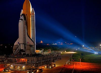 Space Shuttle, NASA, launch pad, Space Shuttle Discovery - desktop wallpaper