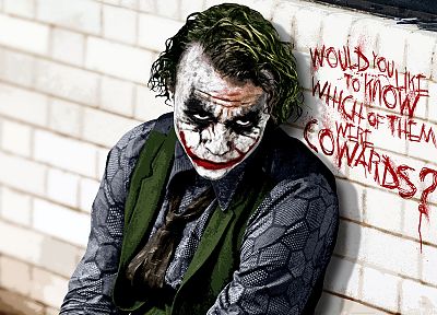 green, Batman, The Joker, Heath Ledger, The Dark Knight - random desktop wallpaper