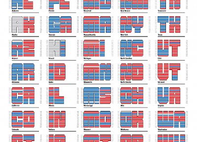 USA, election, infographics - duplicate desktop wallpaper