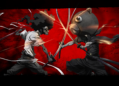 Afro Samurai - duplicate desktop wallpaper