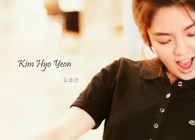 women, Girls Generation SNSD, celebrity, Kim Hyoyeon - desktop wallpaper