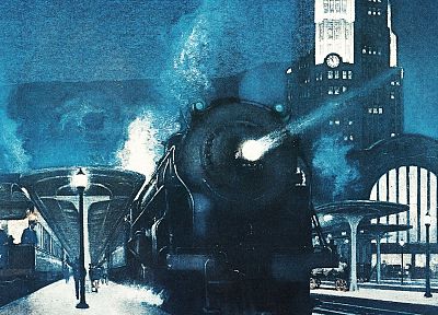 engines, trains, steam locomotives, railroads - desktop wallpaper