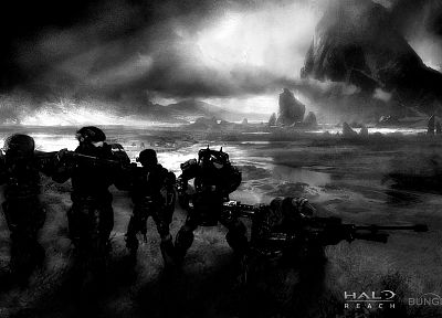 video games, Halo, Halo Reach - desktop wallpaper