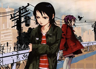 Serial Experiments Lain, anime - desktop wallpaper