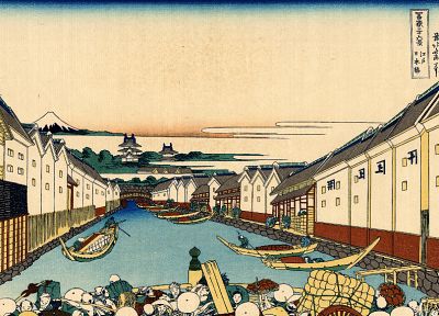 Katsushika Hokusai, Thirty-six Views of Mount Fuji - duplicate desktop wallpaper