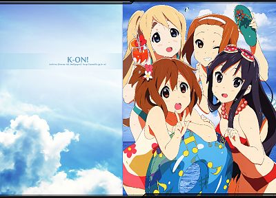 K-ON!, Hirasawa Yui, Akiyama Mio, Tainaka Ritsu, Kotobuki Tsumugi, anime girls - random desktop wallpaper