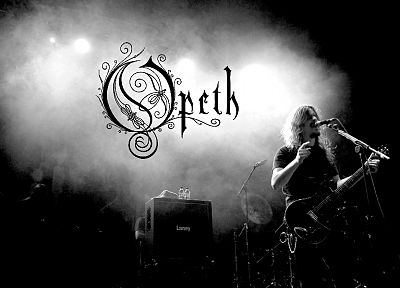 Opeth, monochrome - random desktop wallpaper