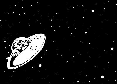 Calvin and Hobbes, Spaceman Spiff - random desktop wallpaper