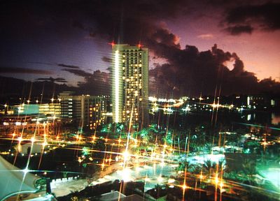 cityscapes, night, buildings, skyscrapers - random desktop wallpaper