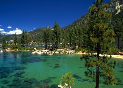 landscapes, USA, lakes, Lake Tahoe - random desktop wallpaper