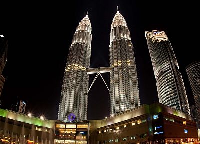 cityscapes, towns, skyscrapers, Malaysia, Petronas Towers, city skyline, cities - random desktop wallpaper