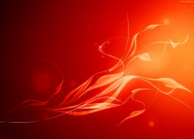 light, abstract, red - desktop wallpaper