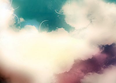 abstract, clouds - random desktop wallpaper