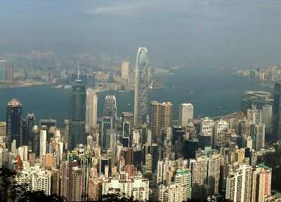 cityscapes, buildings, Hong Kong, skyscrapers - desktop wallpaper
