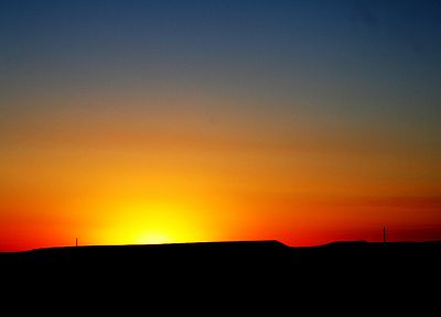 sunset, abstract, landscapes, western, Wyoming - related desktop wallpaper