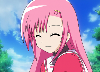 school uniforms, Hayate no Gotoku, Katsura Hinagiku, pink hair, closed eyes, anime girls - related desktop wallpaper