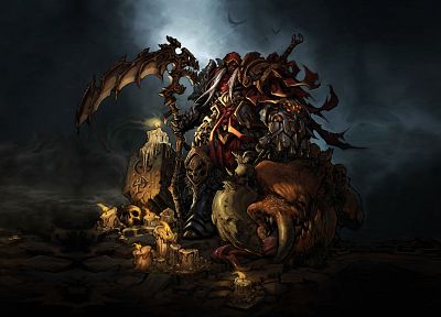 video games, scythe, Darksiders, artwork - desktop wallpaper