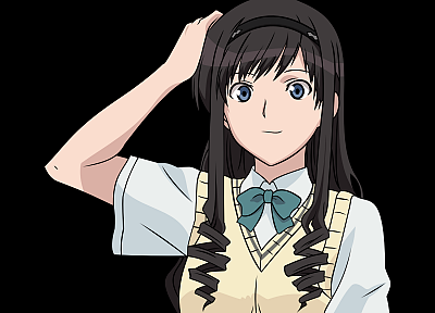 school uniforms, transparent, Amagami SS, Morishima Haruka, anime, anime vectors - random desktop wallpaper
