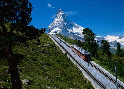 landscapes, Switzerland, Alps, Matterhorn, Wallis, swiss alps - duplicate desktop wallpaper