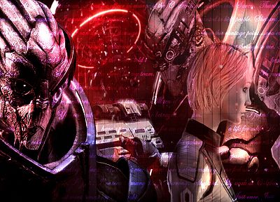 Mass Effect, science fiction, FemShep, Commander Shepard - desktop wallpaper