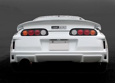 cars, Toyota, back view, vehicles, Toyota Supra - related desktop wallpaper