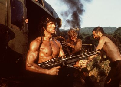 Sylvester Stallone, Rambo - random desktop wallpaper
