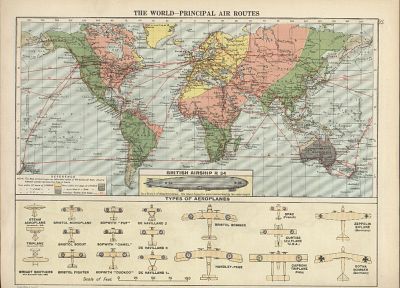 aircraft, maps, airports, world map - random desktop wallpaper