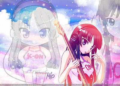 K-ON!, Akiyama Mio, anime - random desktop wallpaper