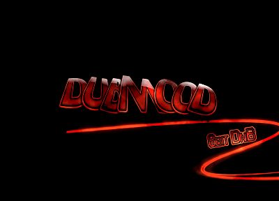 red, fire, dubstep, drum and bass, Dubmood, black background, 8-bit - duplicate desktop wallpaper