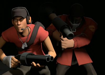 Scout TF2, Team Fortress 2, Soldier TF2 - related desktop wallpaper