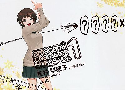 school uniforms, Amagami SS, Sakurai Rihoko - random desktop wallpaper