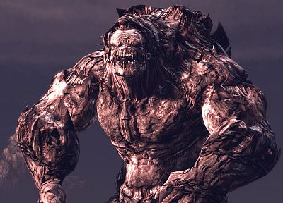 monsters, Gears of War, digital art - random desktop wallpaper