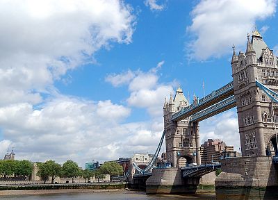 architecture, London, buildings, Tower Bridge, cities - desktop wallpaper
