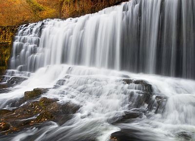 United Kingdom, waterfalls, National Park - desktop wallpaper