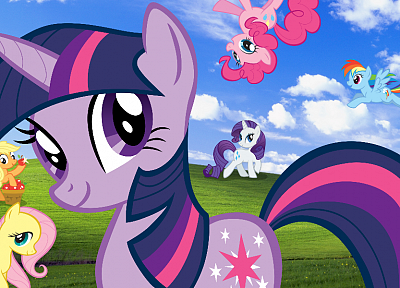 Windows XP, My Little Pony, ponies, Twilight Sparkle, My Little Pony: Friendship is Magic - desktop wallpaper