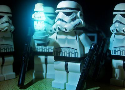 Star Wars, stormtroopers, Legos - desktop wallpaper