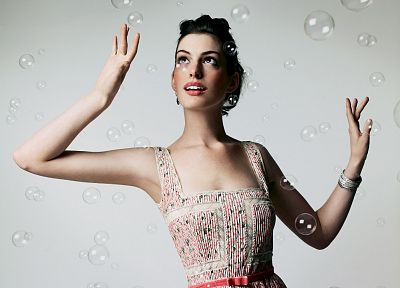women, Anne Hathaway - desktop wallpaper