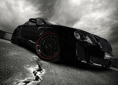 black, cars, vehicles, tuning, Bentley Continental, black cars, Wheelsandmore, Bentley Continental Ultrasports 702 - random desktop wallpaper