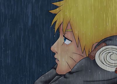 rain, Naruto: Shippuden, Uzumaki Naruto - related desktop wallpaper