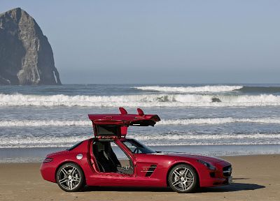 cars, Mercedes-Benz, beaches - duplicate desktop wallpaper