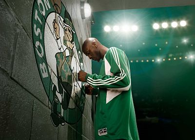 sports, NBA, basketball, Kevin Garnett, Boston Celtics - desktop wallpaper